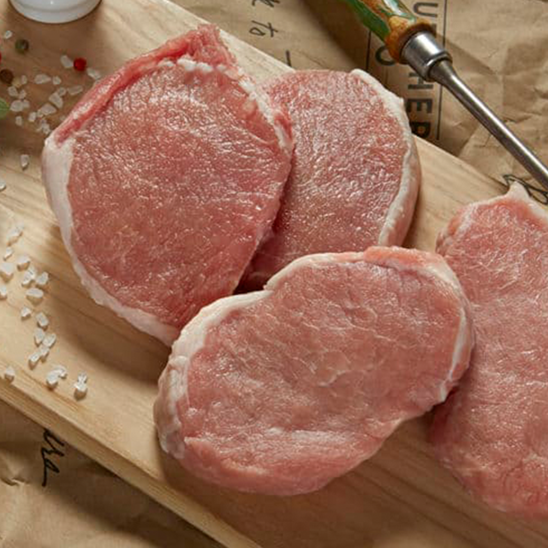 Boneless Pork Sirloin Chops | Sun Valley Market